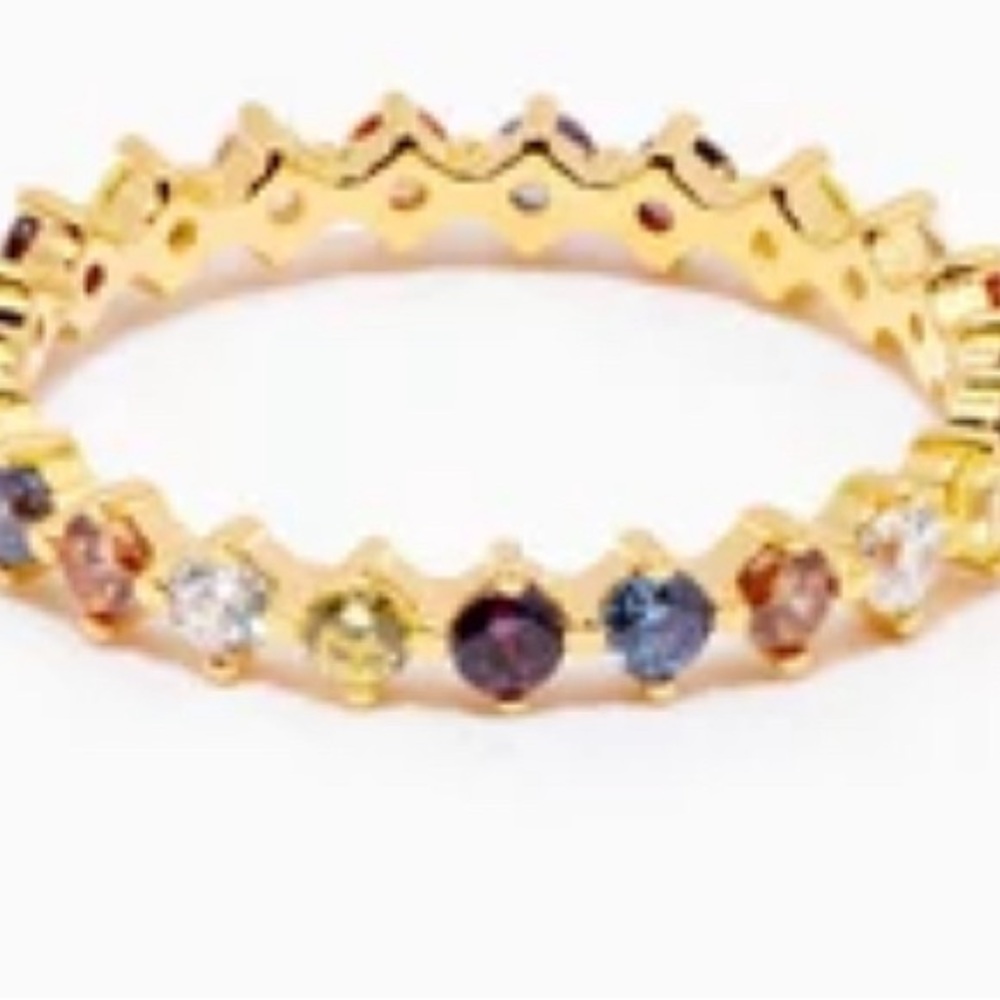 PD PAOLA SAGE GOLD 18KT GOLD PLATED RING SIZE 5 SIZE 6 BRAND NEW - Picture 2 of 7